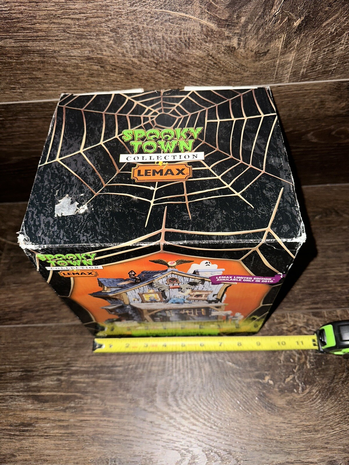 Lemax Spooky Town Haunted Cabin 2010 Limited Edition With Box Rare WORKS