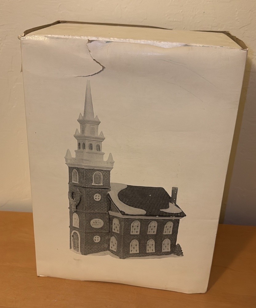 Dept. 56 New England Village Series “Old North Church” 5932-3 Boxed