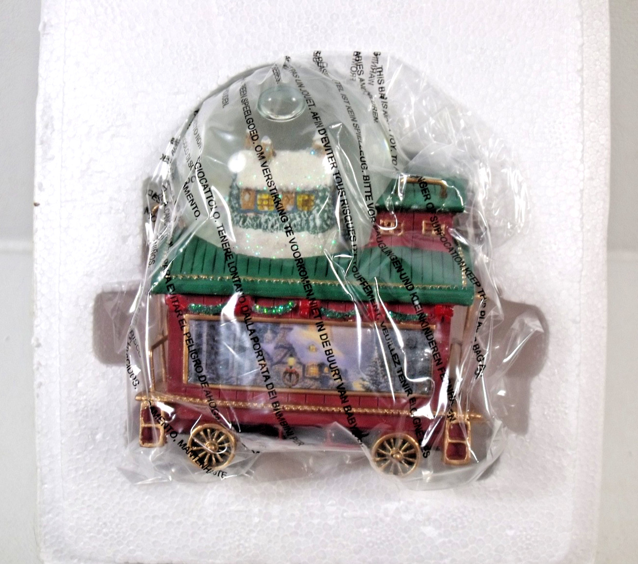Bradford Exchange Thomas Kinkade Wonderland Express Snowglobe #5 Caboose