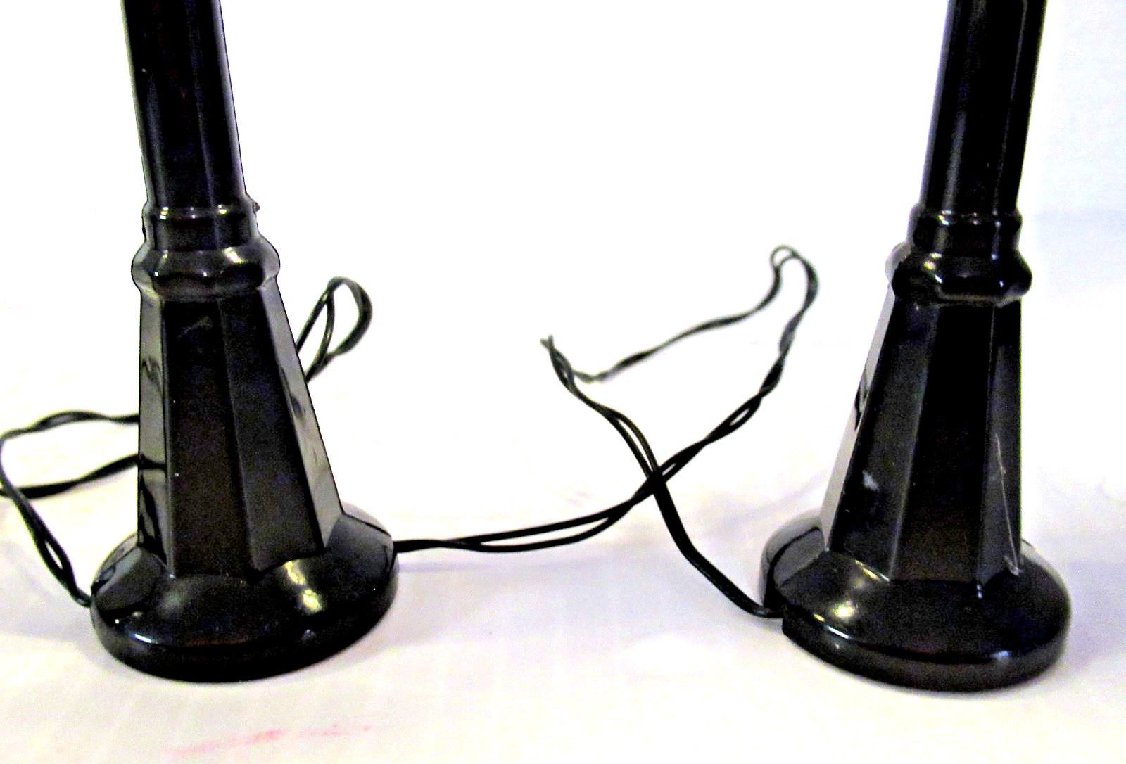 ENCHANTED FOREST “STREET LAMPS” ~(SET OF 4)~ ** LED LIGHTS / BATTERY OPERATED **