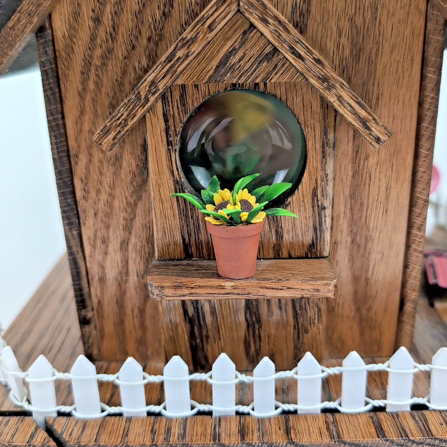Handmade Old World European Christmas French Wine Crate 12″ Cottage Cabin LIGHTS
