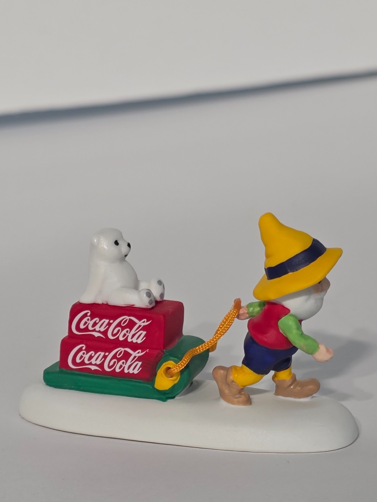 Department 56 Coca-Cola Sled Elf Polar Bear Special Delivery 6003122 Christmas