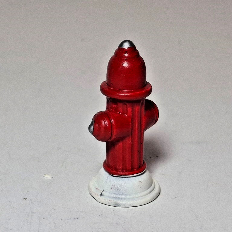 Dept 56 and Unbranded Christmas Village Signs, Mailbox, Fire Hydrant, Lot of 10