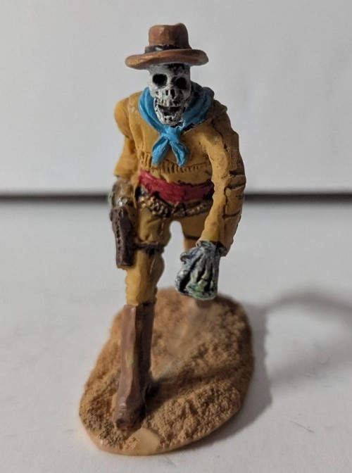 Retired Lemax Spooky Town Western Figure Spooky Gunfight