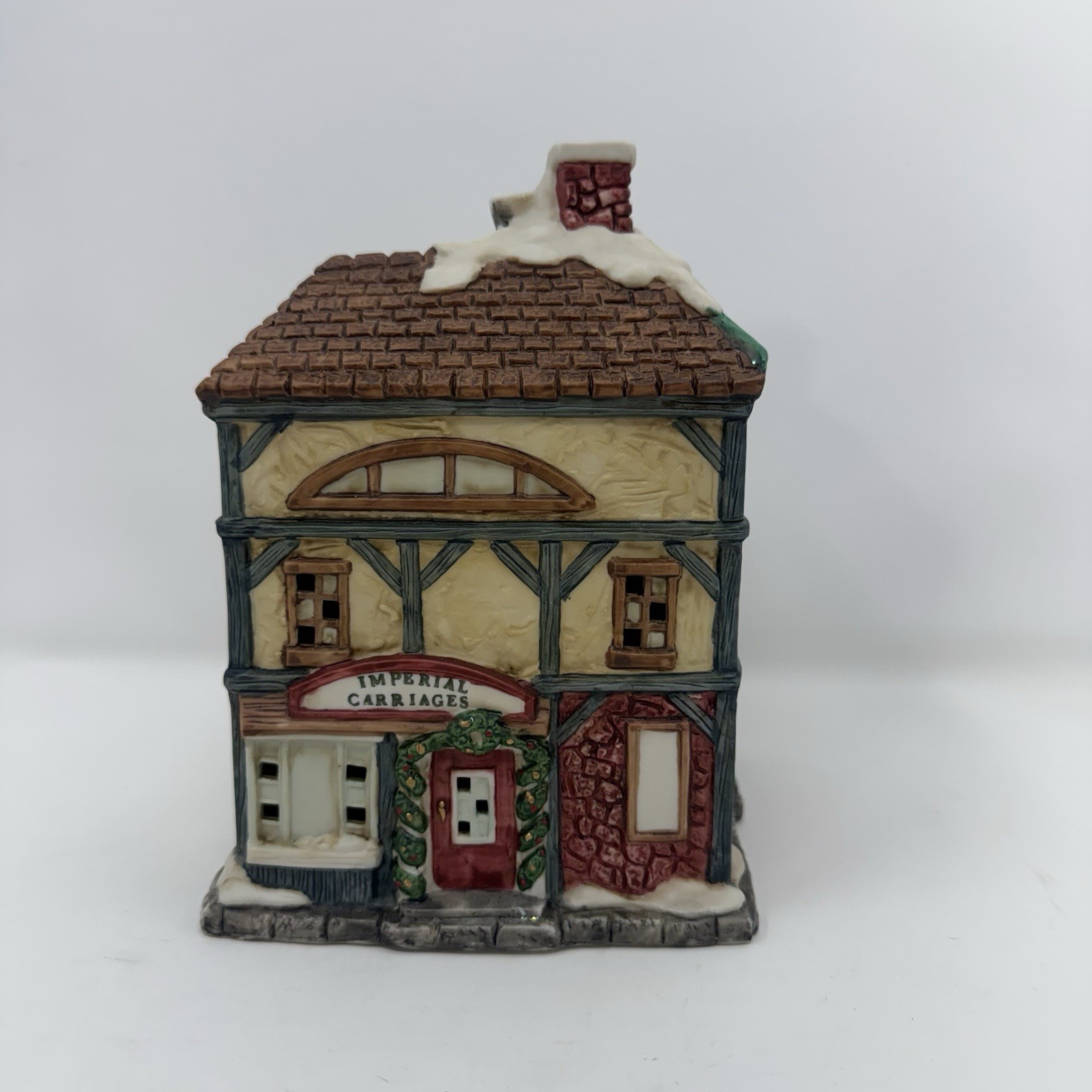 Mercuries USA Lighted Christmas Village “Imperial Carriage” 1998