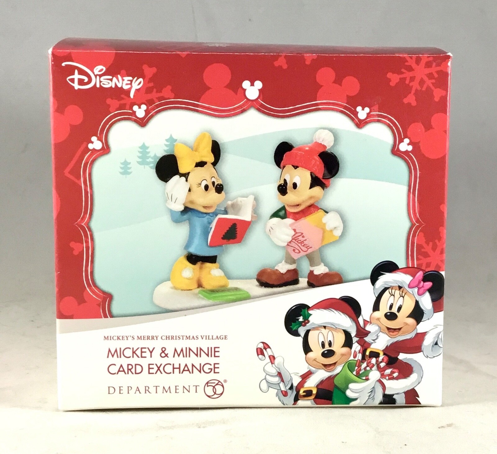 Dept 56 MICKEY & MINNIE CARD EXCHANGE 4057264 Disney Village DEPARTMENT D56 New