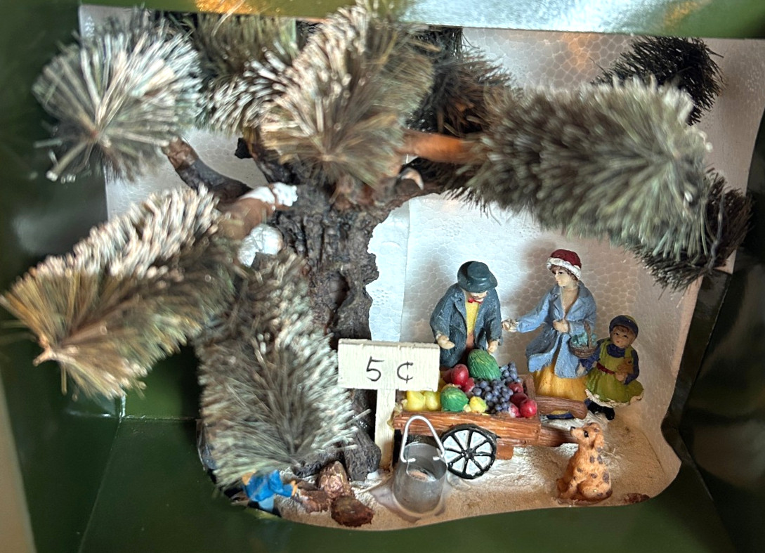 Holiday Time Village Collectibles Park Scene Christmas Village Display Set