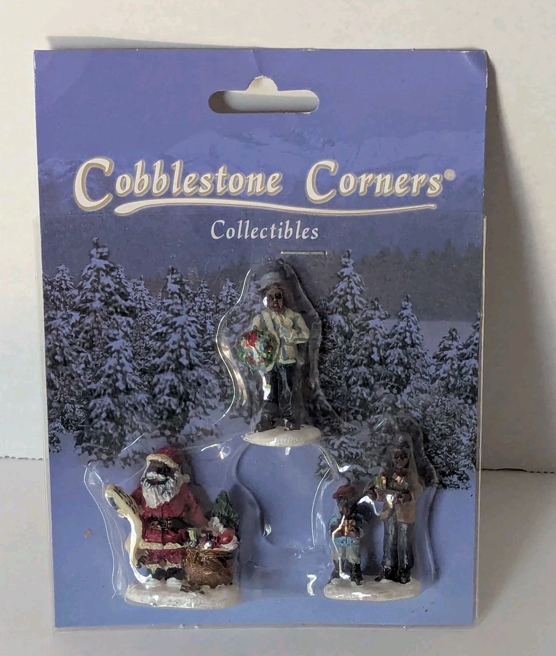 Cobblestone Corners Collectibles African American Christmas Village Figures Set