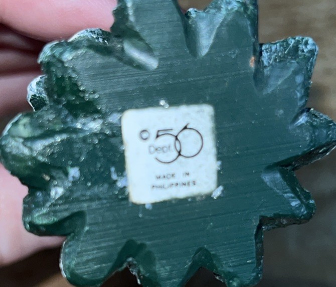 Department 56 Pencil Pine Tree Set of 3 Christmas Village Accessory