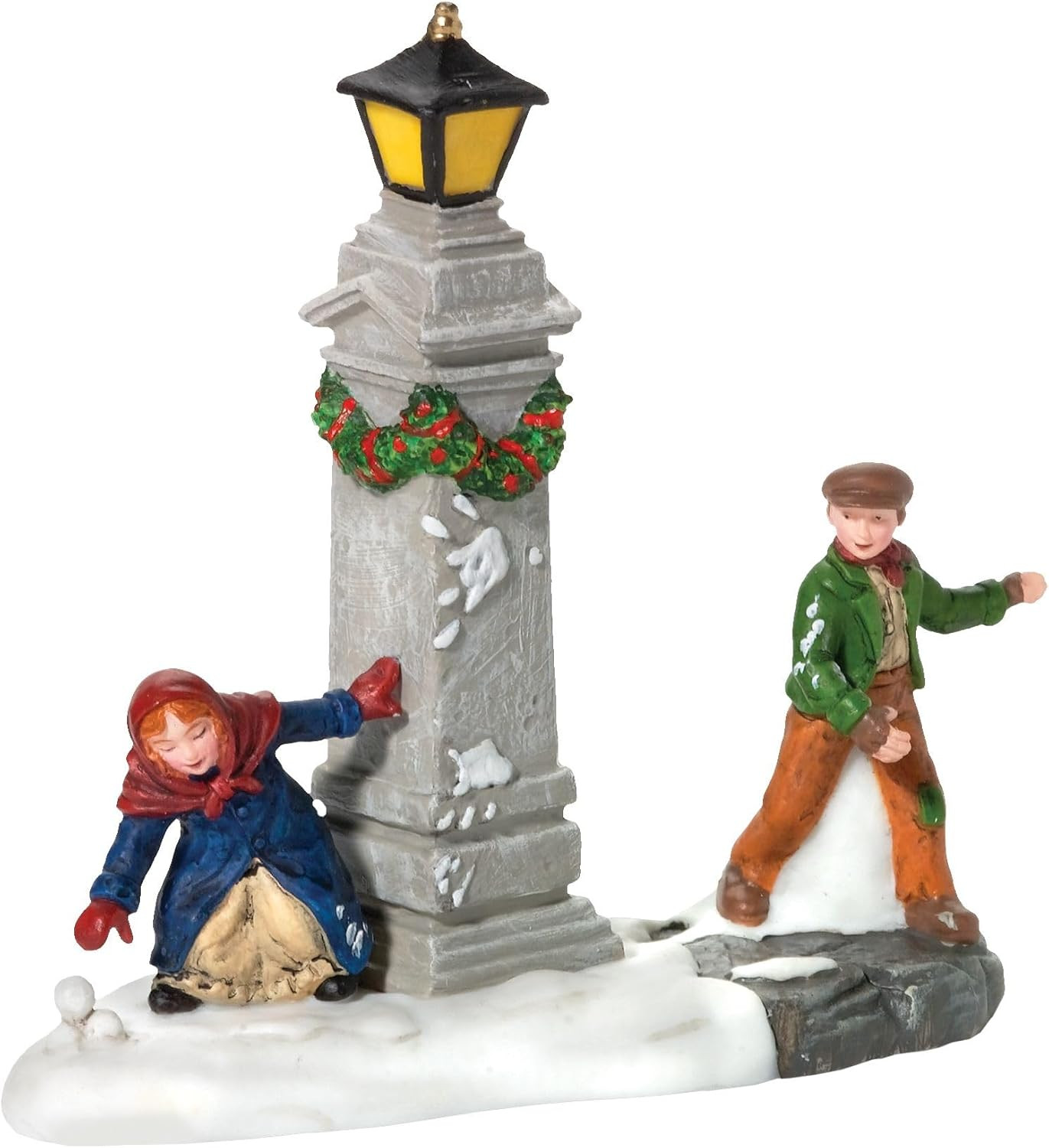 Dickens’ Village Snowball Fun, 3.5 Inch, Multicolor