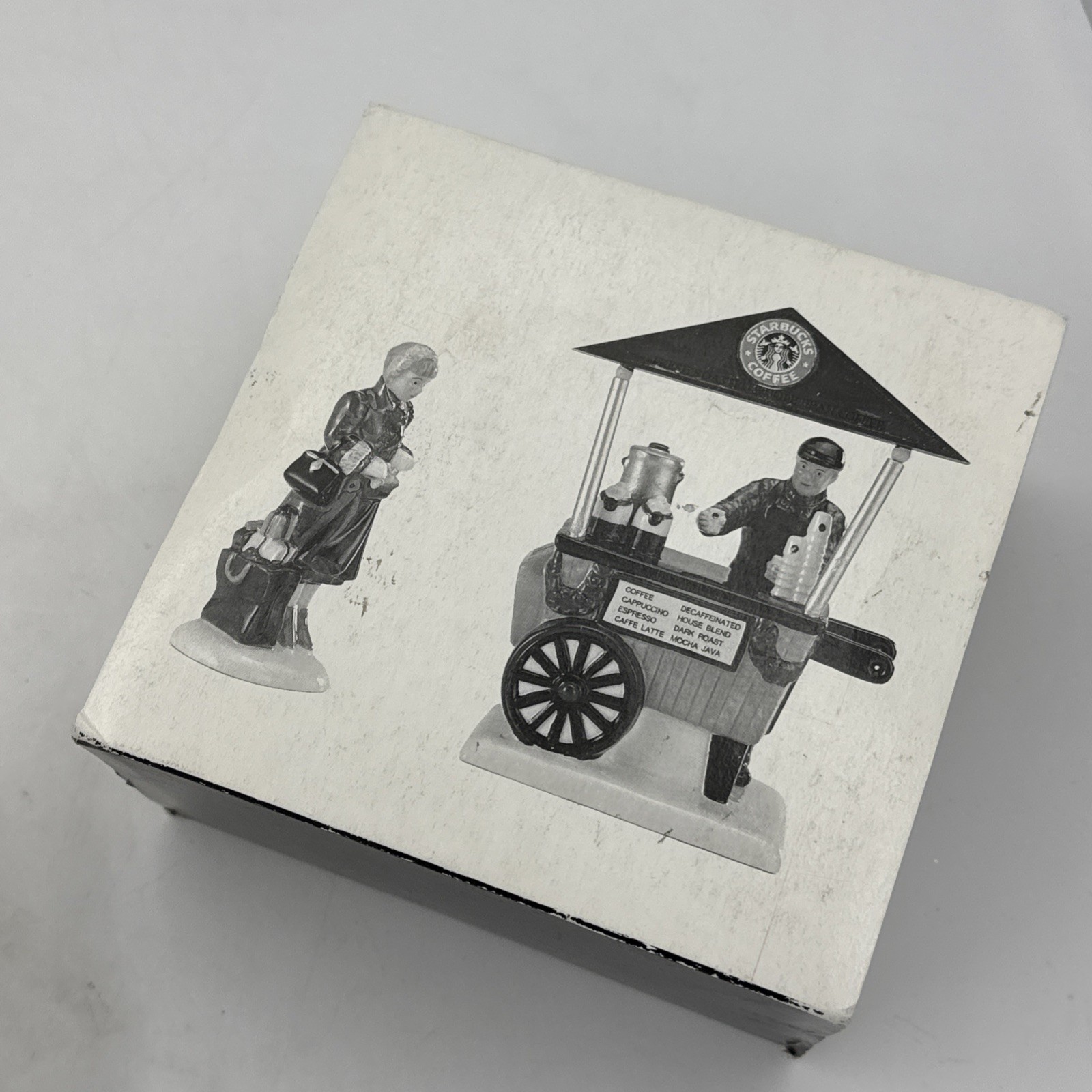 Department 56 Starbucks Coffee Cart The Original Snow Village #54870
