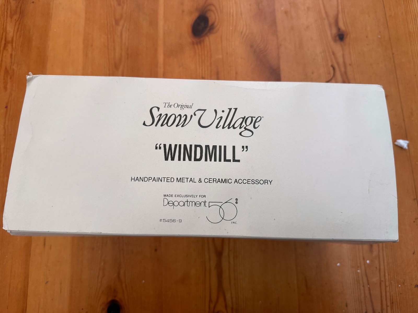 DEPT. 56 SNOW VILLAGE “WINDMILL” #5456-9