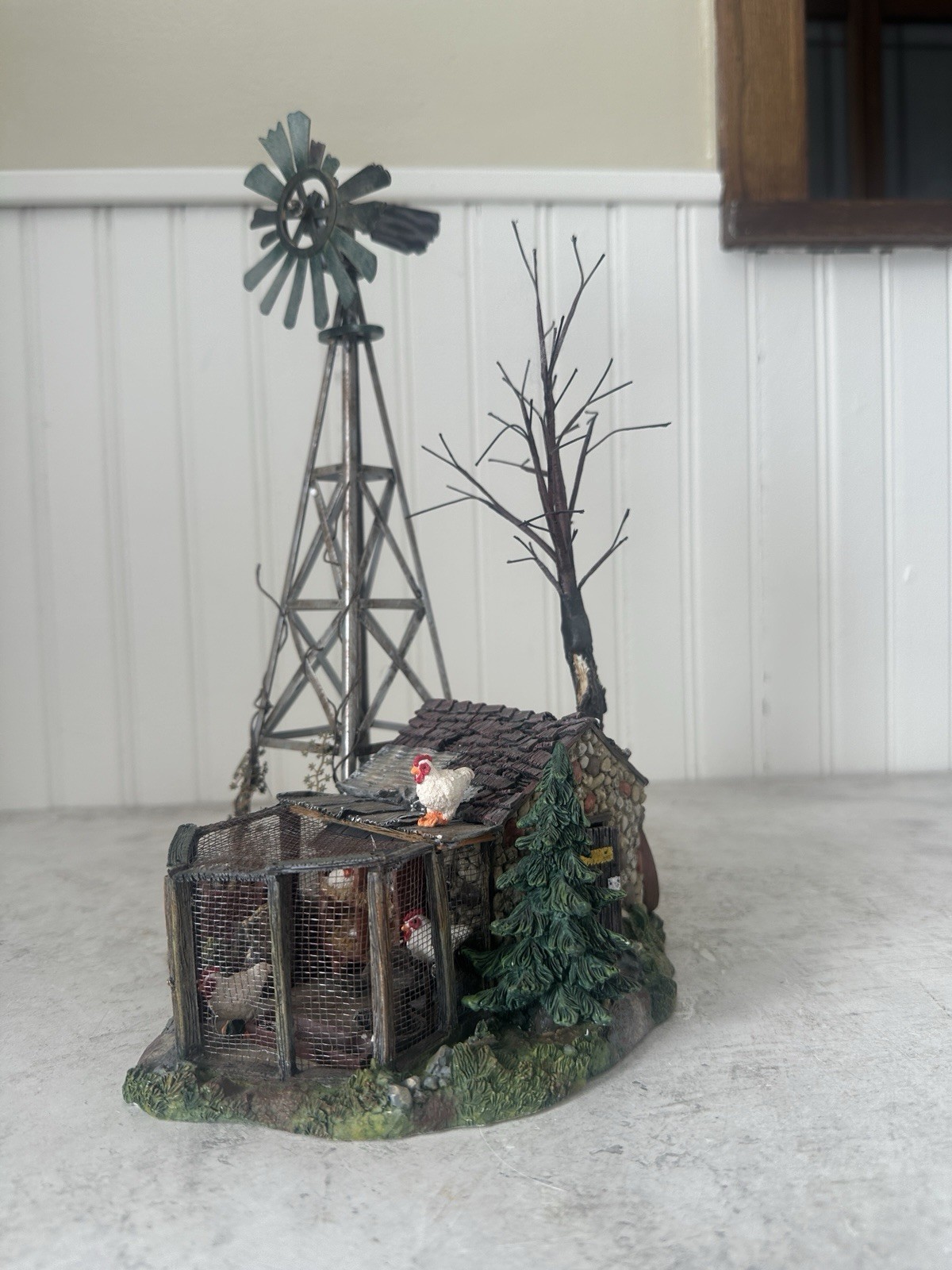 Dept 56 Snow Village Buck’s County Windmill by the Chicken Coop EUC #52867