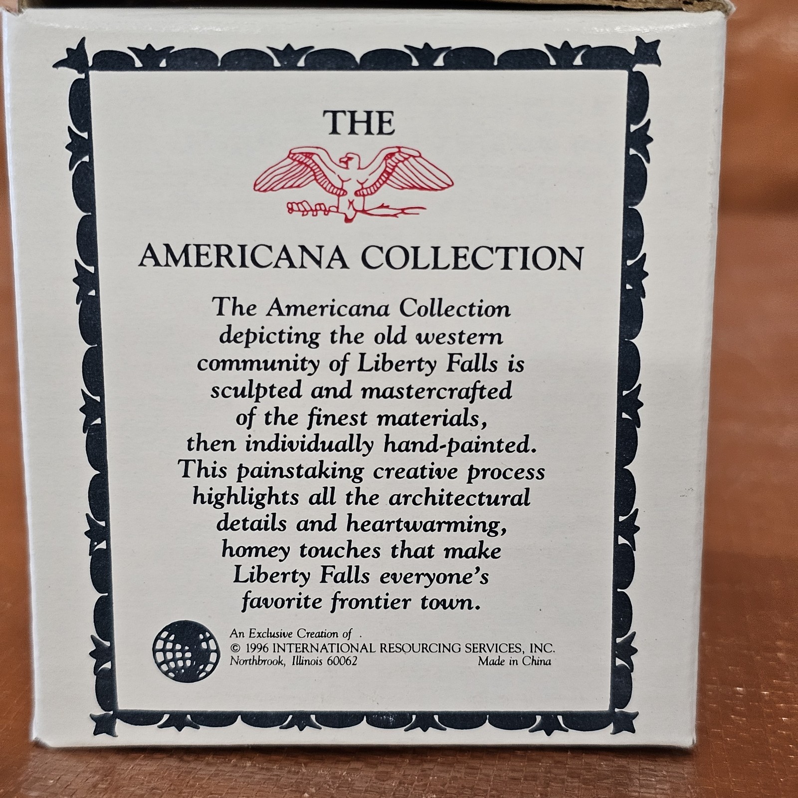 The Palace Dance Hall & Saloon Western Town Collectible Building w/ Box AH106