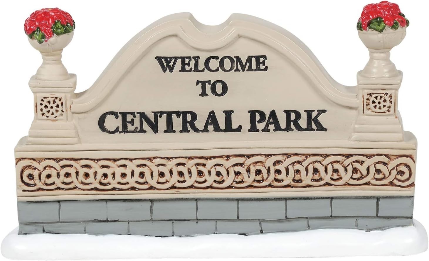 Dept 56 Village Accessories Classic Christmas Sign Central Park 6005525 NEW