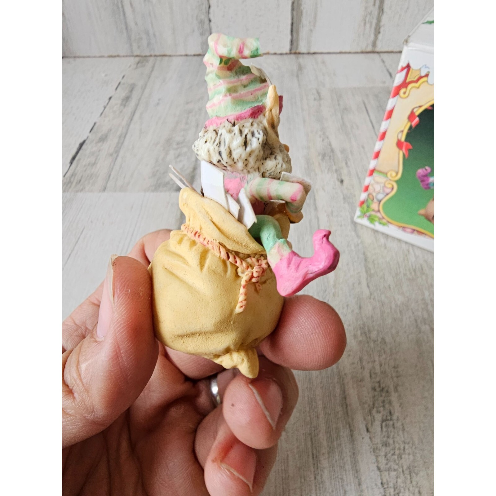 Enesco crinkles Sandi zimnicki North Pole village mail post office vintage rare