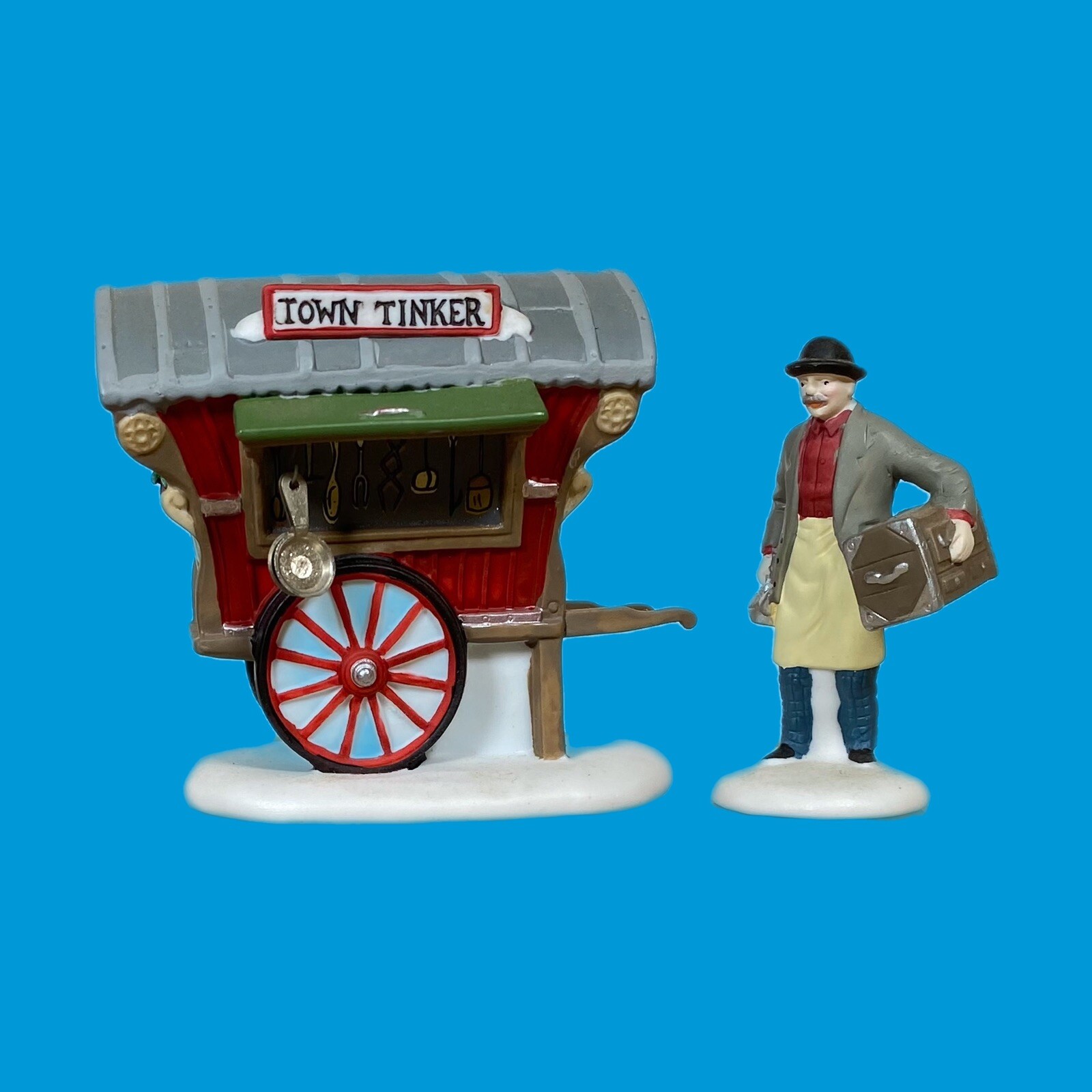 Department 56 Heritage Village Accessory Town Tinker Set of 2 w Box #56464