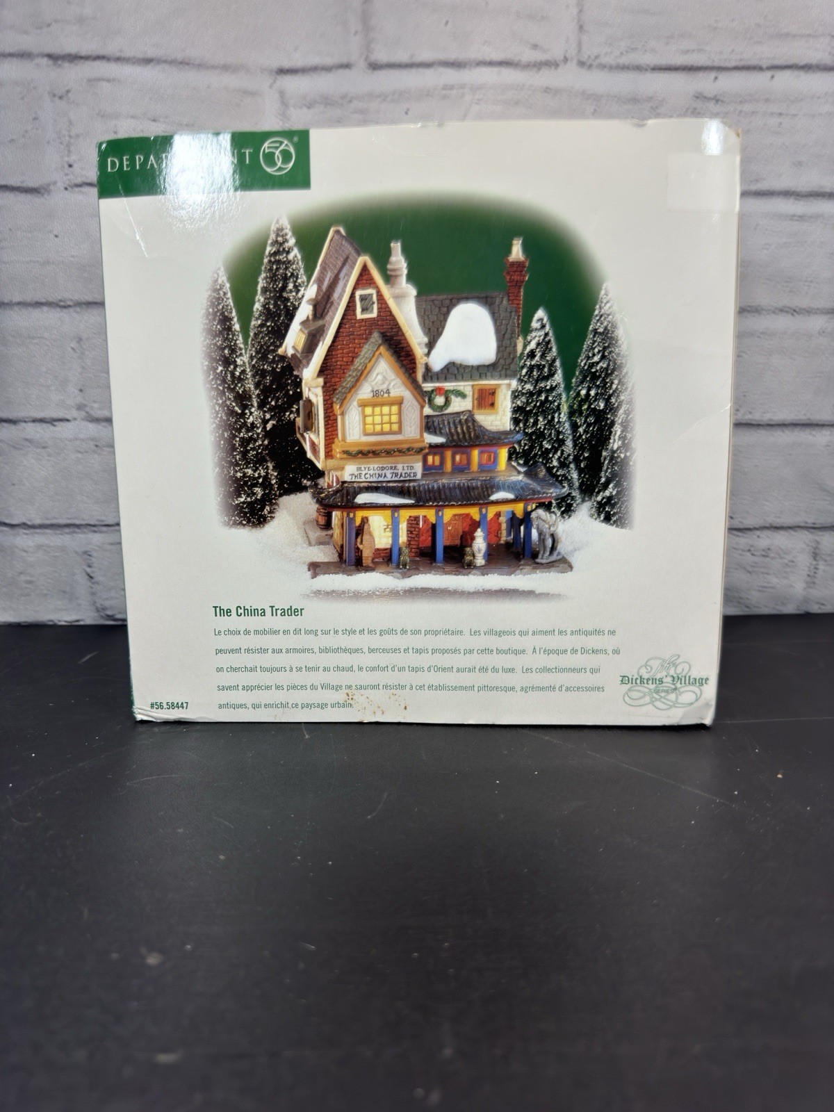 Dept 56 The China Trader, Dicken’s Heritage Village Collection, # 56.58447