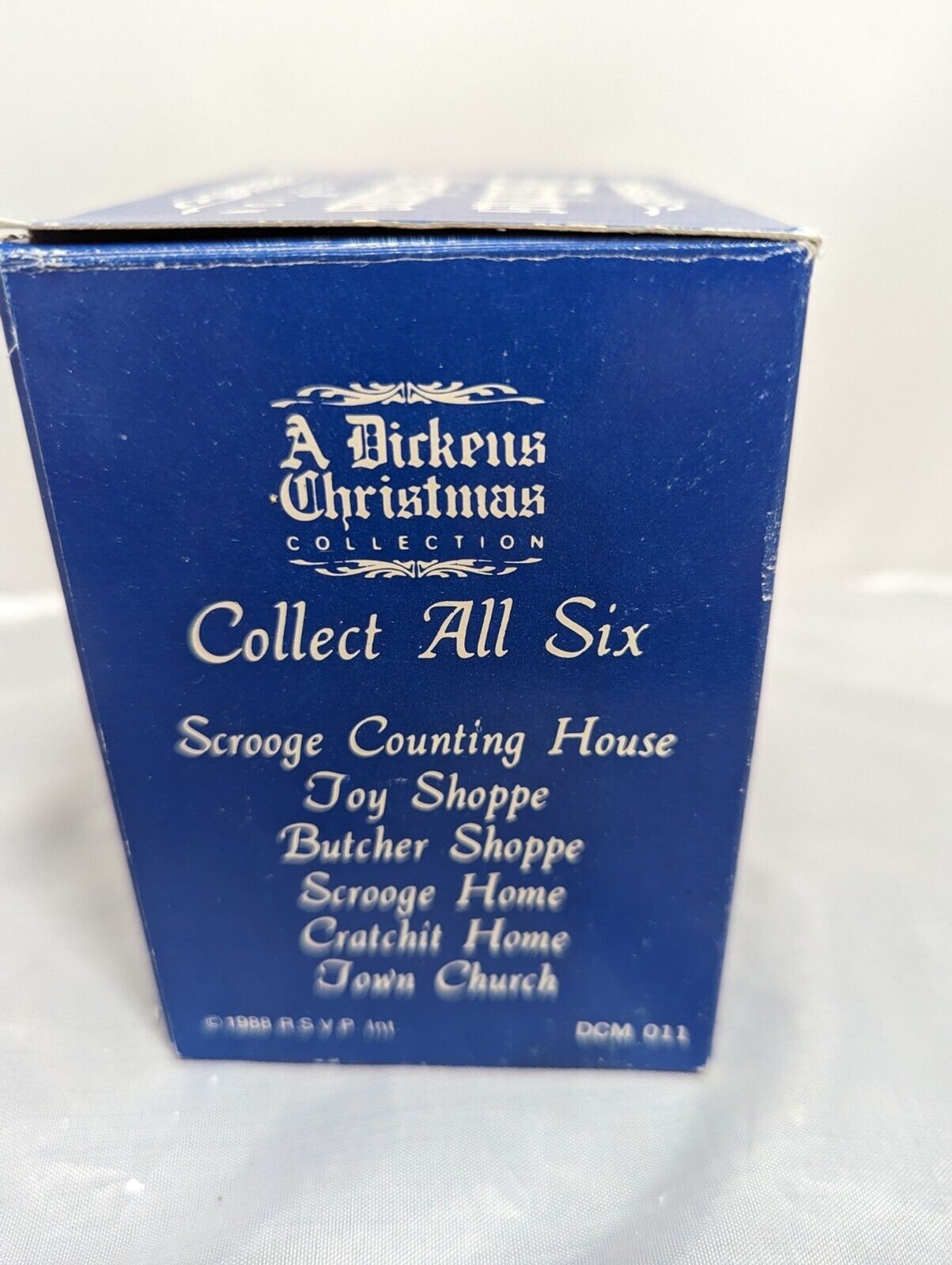 A Dickens Christmas Collection Scrooge Counting House 1988 RSVP Cast Cottage