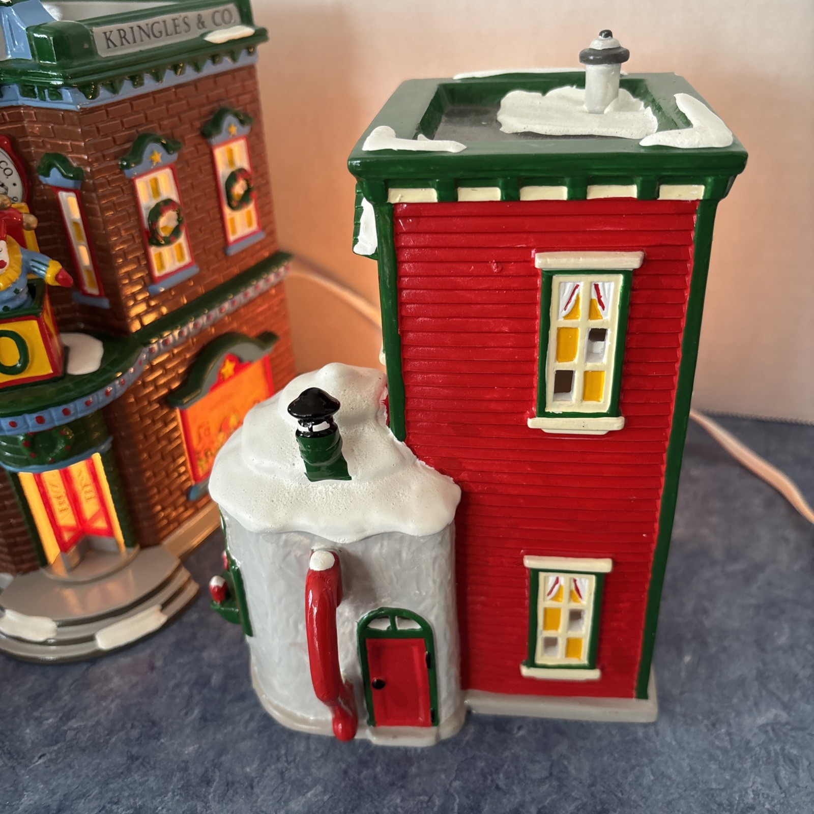 Dept. 56 Snow Village 1997 Saturday Morning Downtown Set of 6 #54902 NICE!!