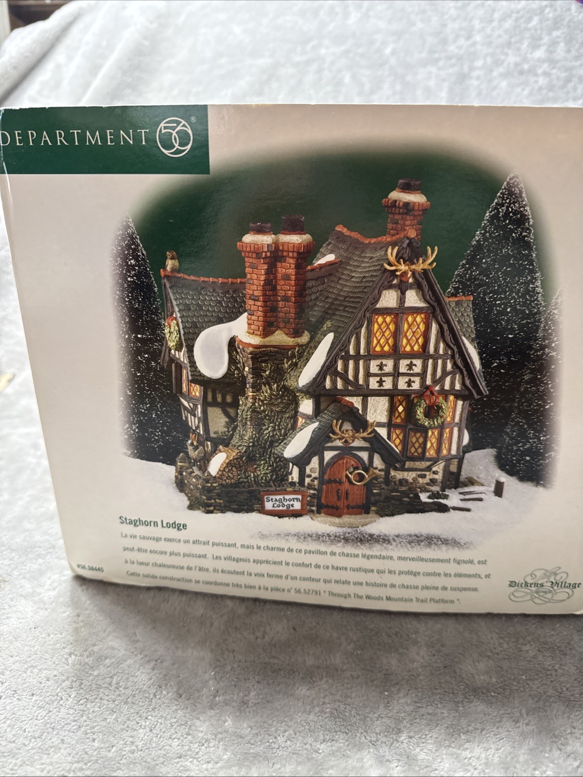 Department 56 – Staghorn Lodge – 56.58445 Dickens’ Village Series