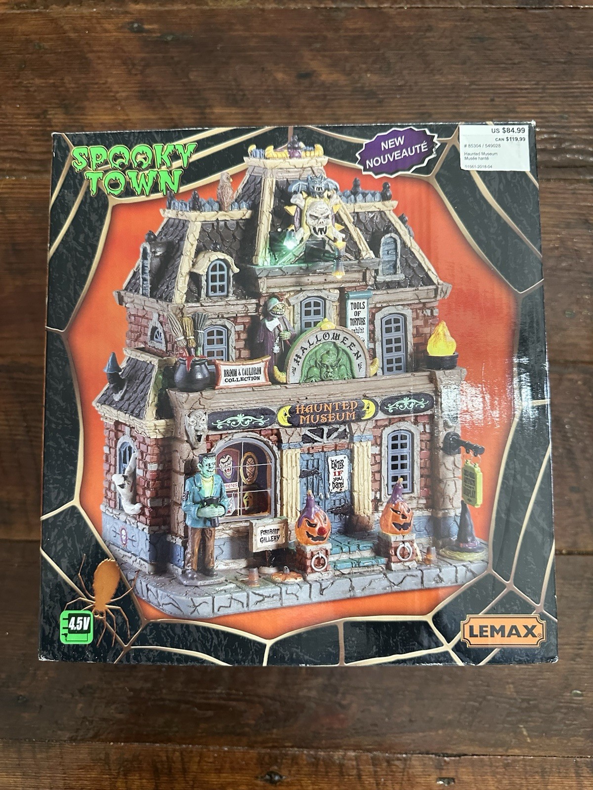 Lemax Spooky Town Haunted Museum Halloween Porcelain Lighted House Horror