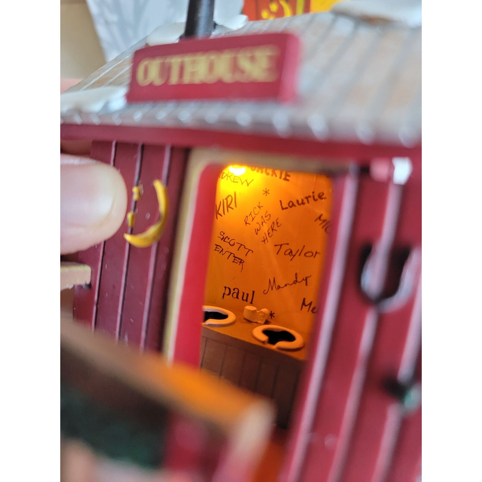 Dept 56 6003180 Lit village Outhouse accessory Xmas