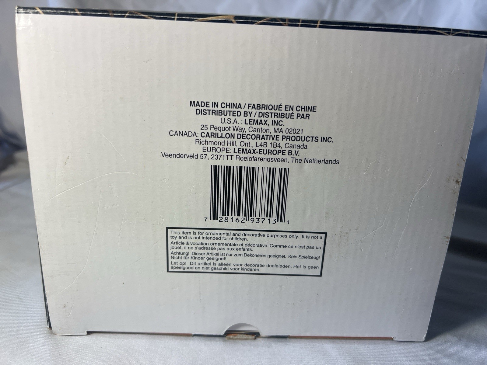 Lemax Spooky Town Funeral Photo Table Accent 2009 w/ Box