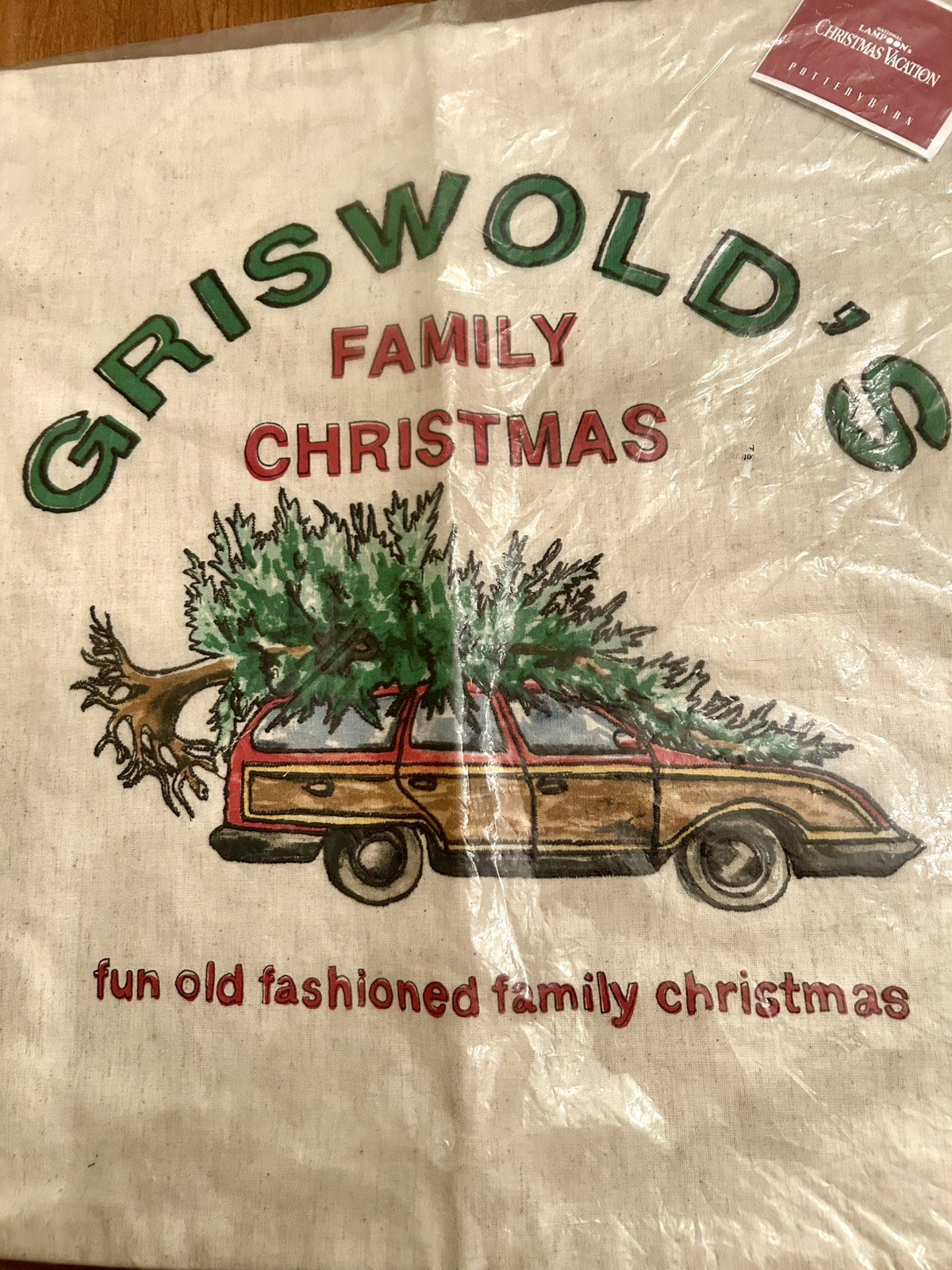 NEW Pottery Barn NATIONAL LAMPOON’s CHRISTMAS VACATION PILLOW COVER 20”