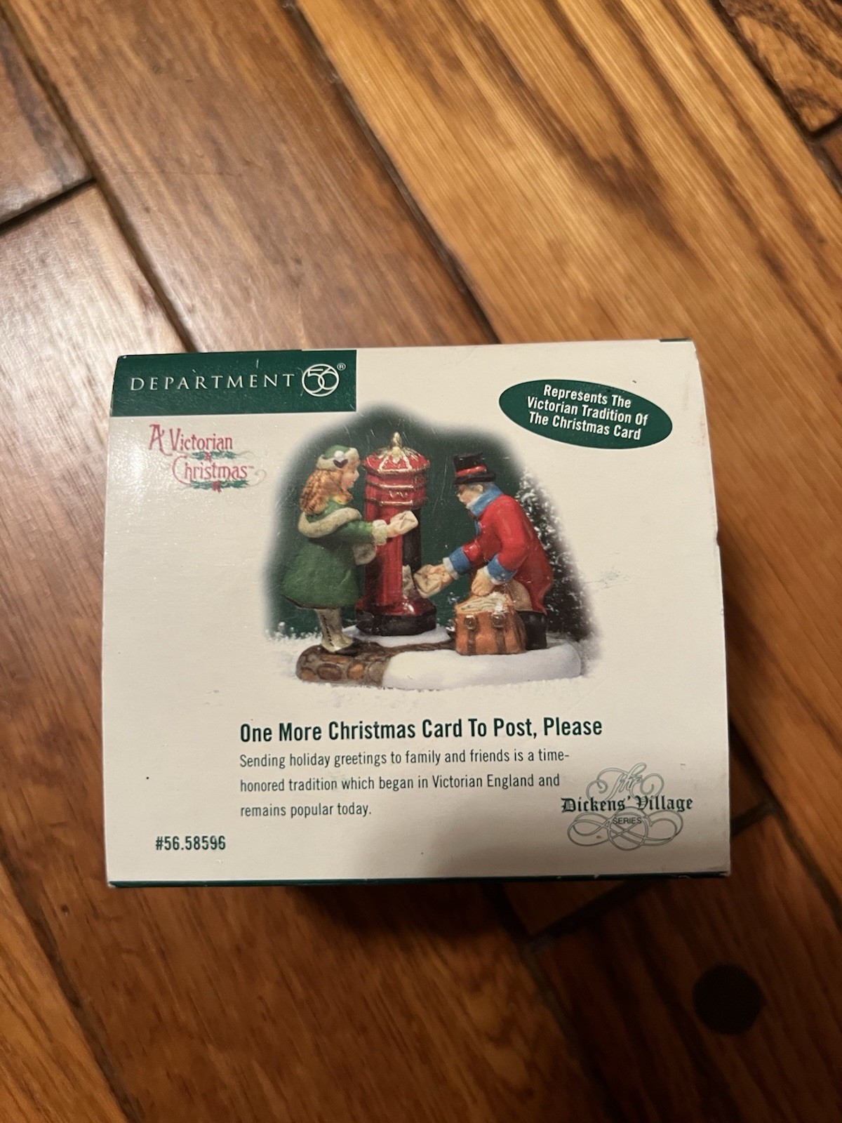 Dept 56 Heritage Village One More Christmas Card to Post Please Victorian 58596