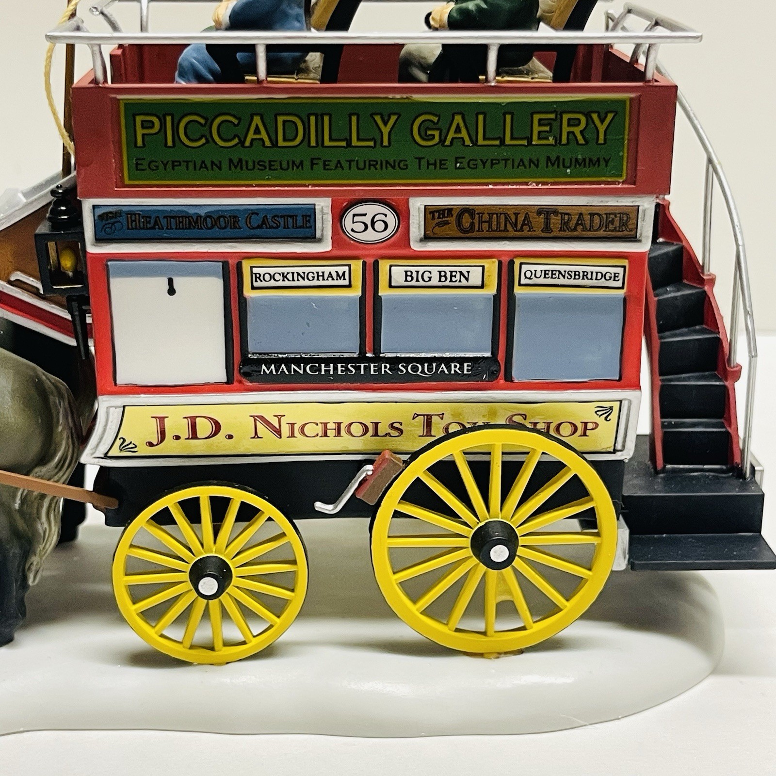 Department 56 Heritage Village Horse Drawn Omnibus Christmas Carriage Dickens