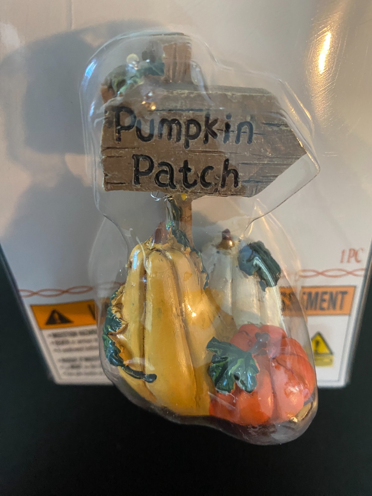 ASHLAND FALL THANKSGIVING MINIATURES ~ LED PUMPKIN PATCH SIGN ~ NEW IN PKG 2025