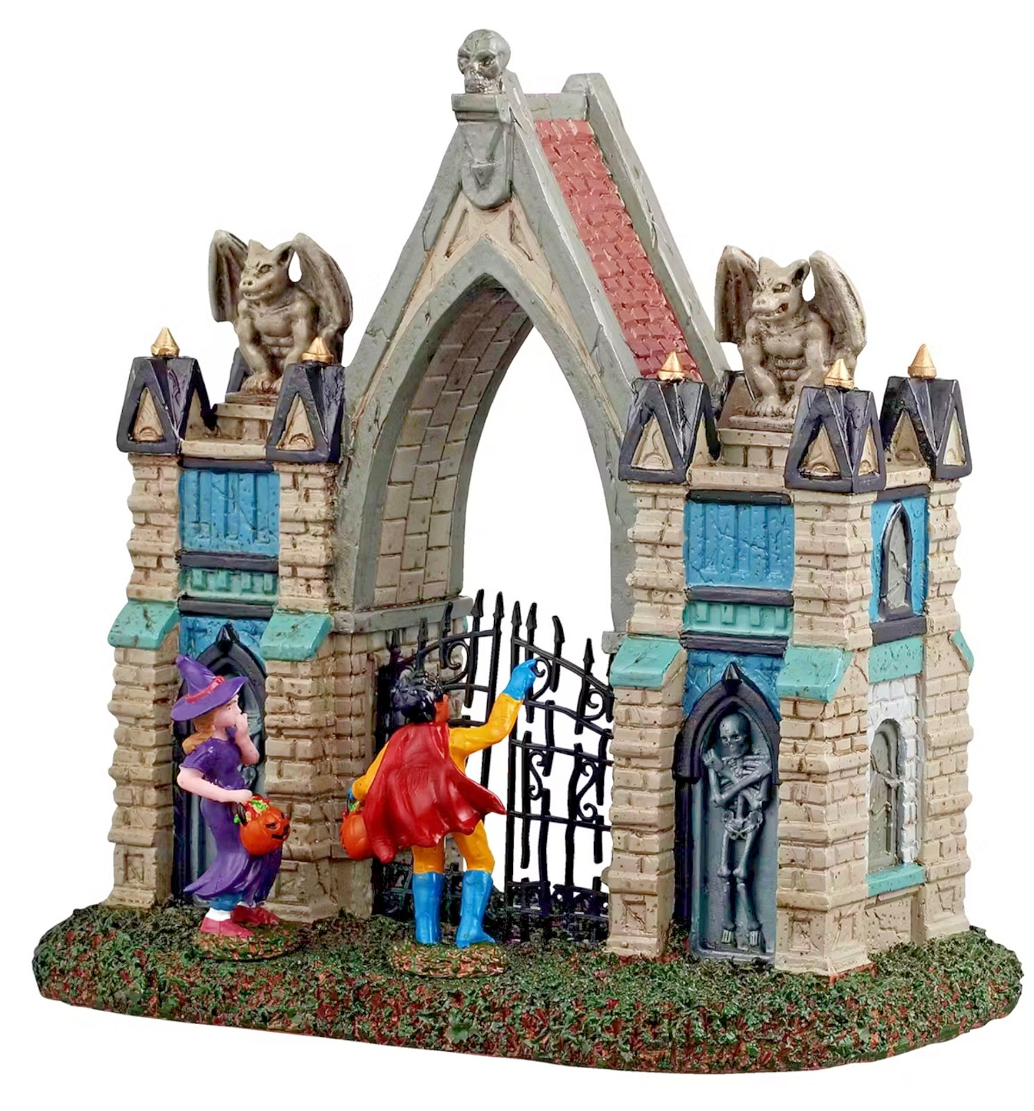 Lemax Spooky Town Halloween Village Accessory – Gargoyle Gate 53732 – NEW