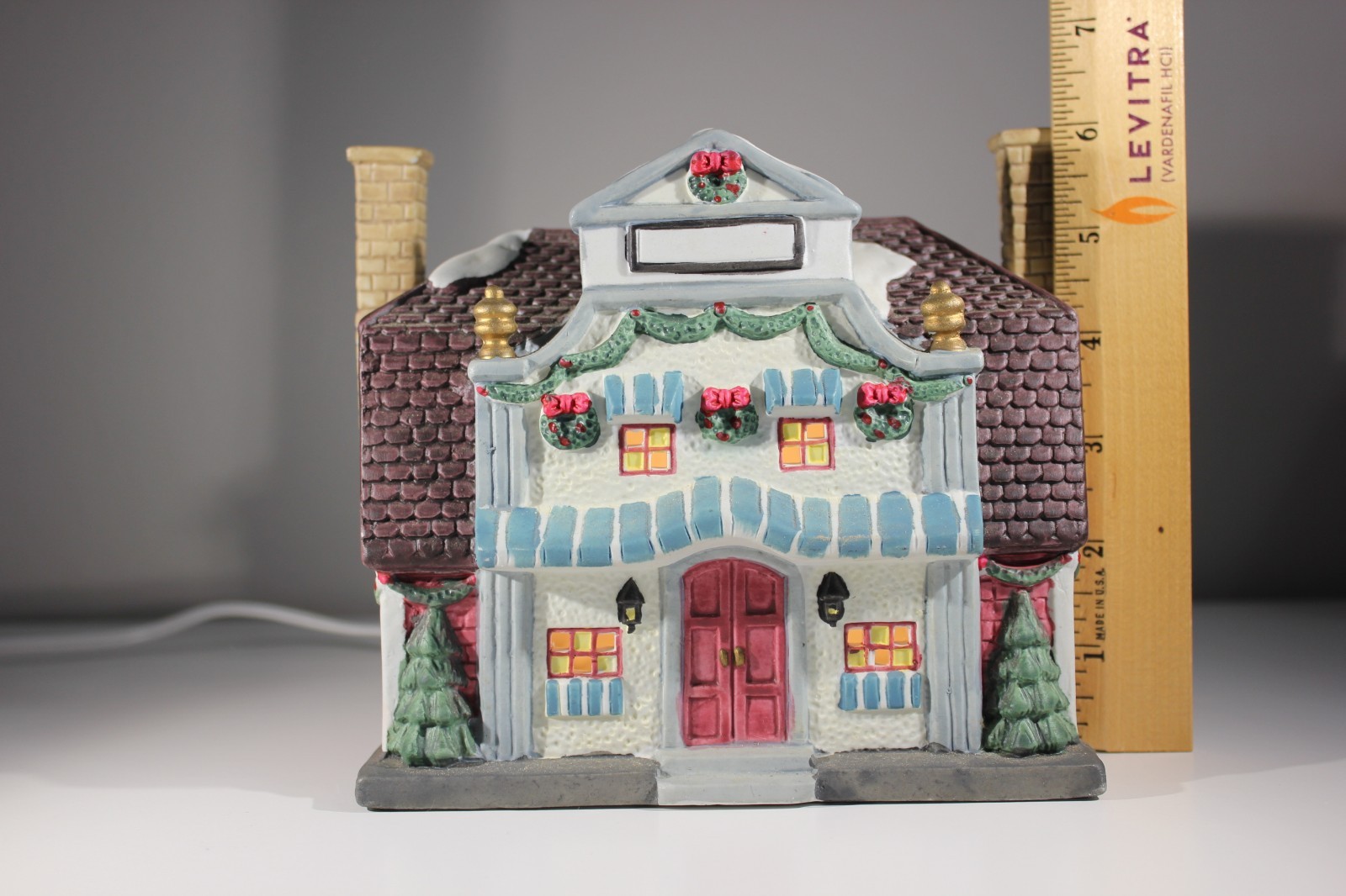 Lot of 2 Winter Valley Villages Porcelain Lighted Houses