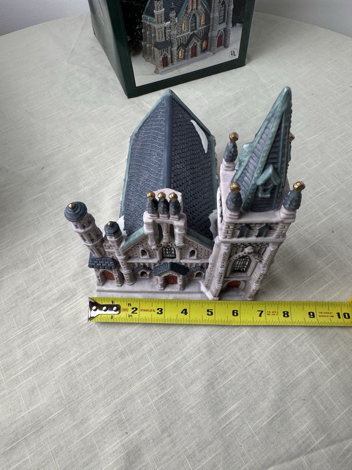 Heartland Valley Village Lighted Porcelain Church Victorian Christmas Village
