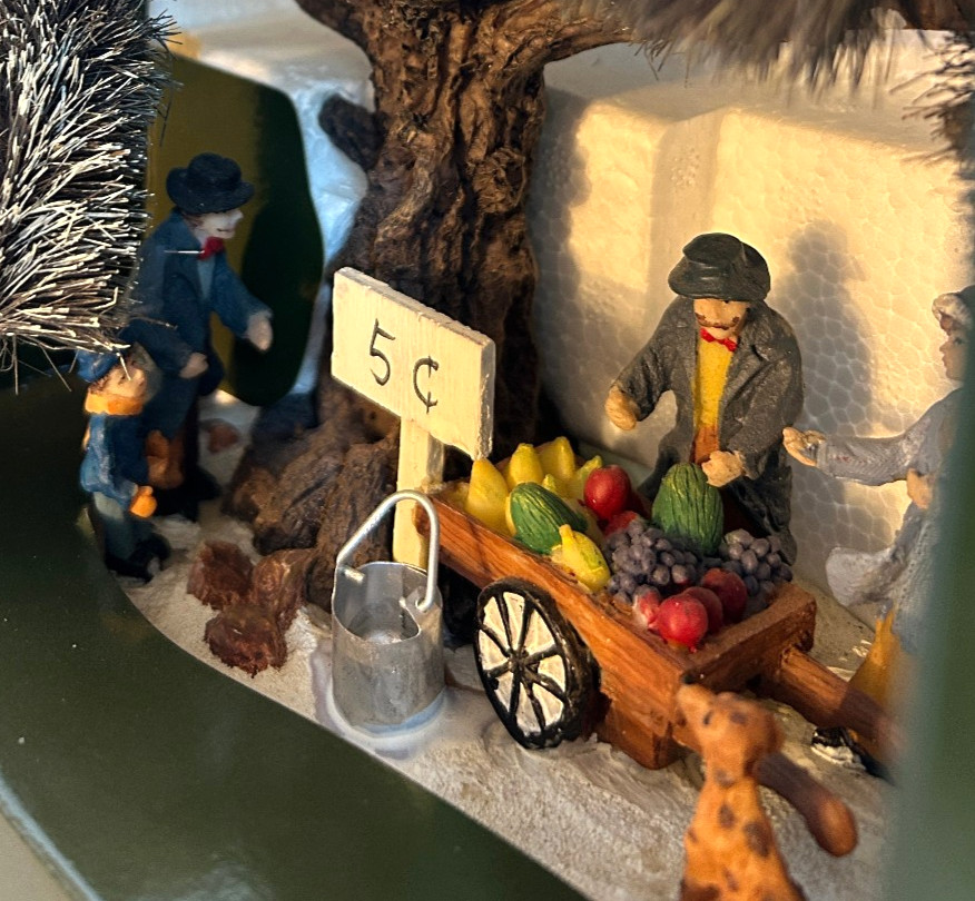 Holiday Time Village Collectibles Park Scene Christmas Village Display Set