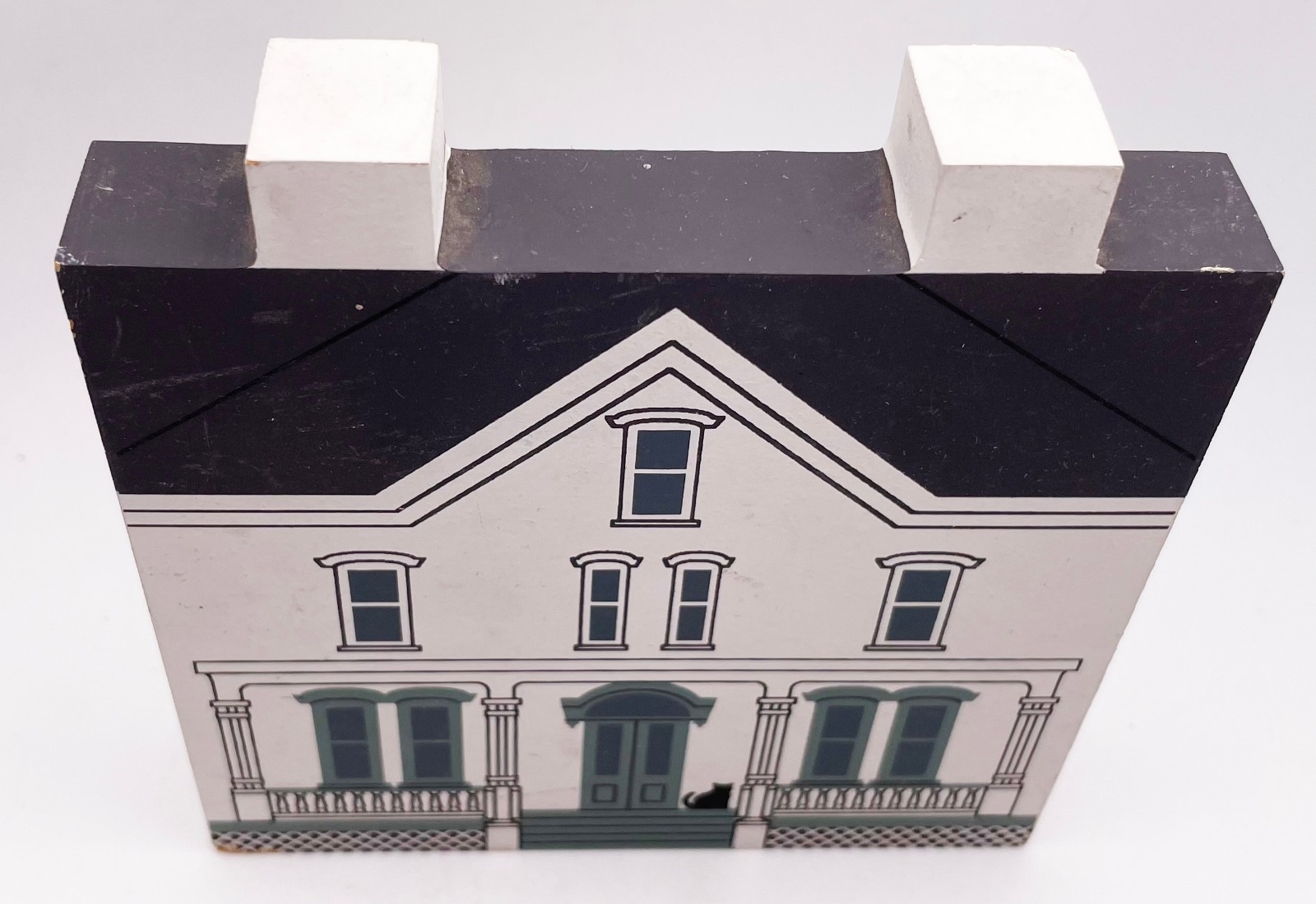 VTG Cat’s Meow Village Staten Island NY Governor’s House LE 104/150 1993 Wood 5″