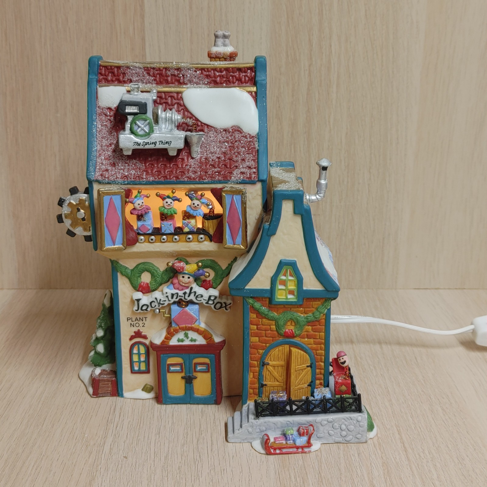 Dept 56 North Pole Series Jack In The Box Plant No 2 Works W/Original Box #56705