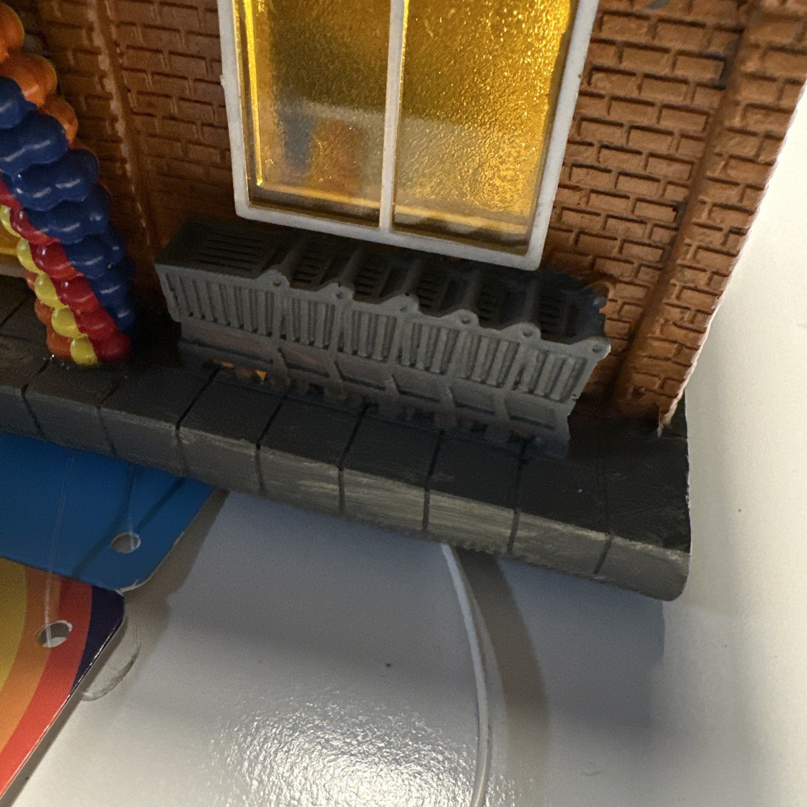 Aldi 50th Birthday Light Up Store Building Village 7 X 4” NWT (Damaged Roof)
