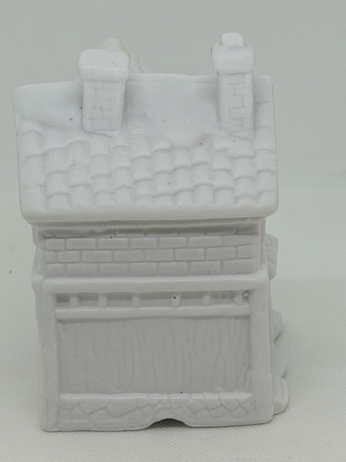 Vintage 90s Porcelain House Village Christmas Ready To Paint Inn & Bakery