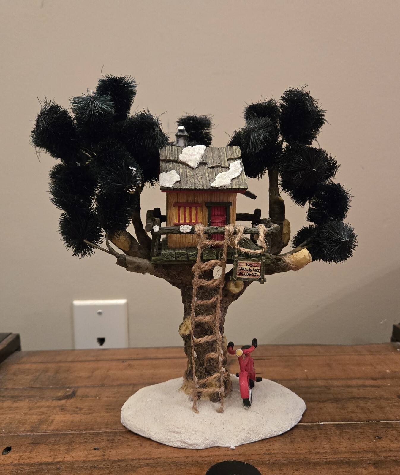 The Village Collection by St. Nicolas Square Tree House Rope Ladder Bicycle