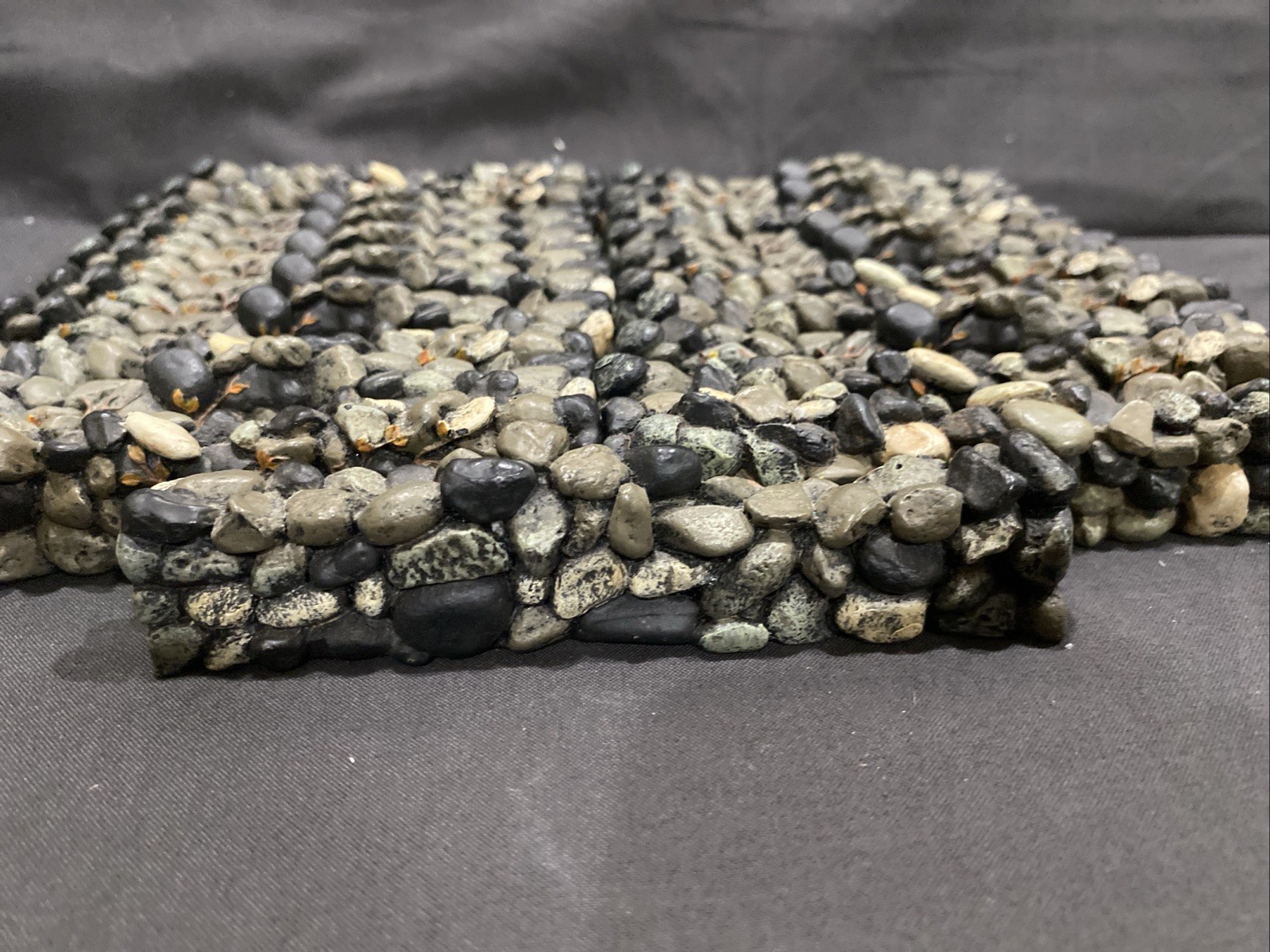 Department 56 Fieldstone Dark Rock Wall Village Accessories-Lot Of 21 – 52727