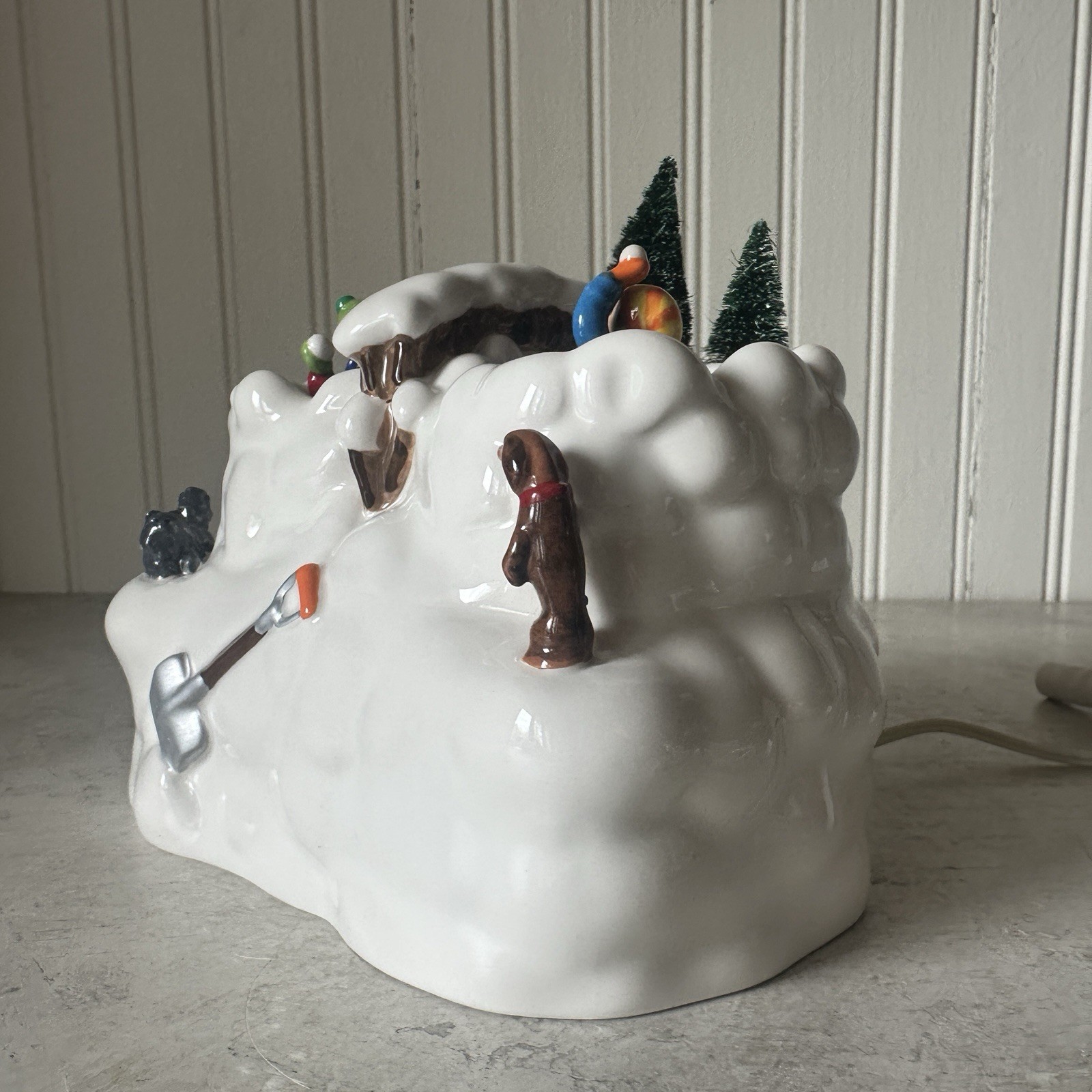 Dept 56 Rare Animated Snowball Fight 4020242 Snow Village Accessories New Unused