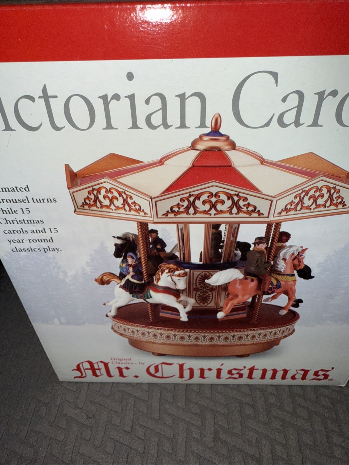 Mr Christmas Grand Carousel Musical Rotating Original Classics 30 Songs New In B