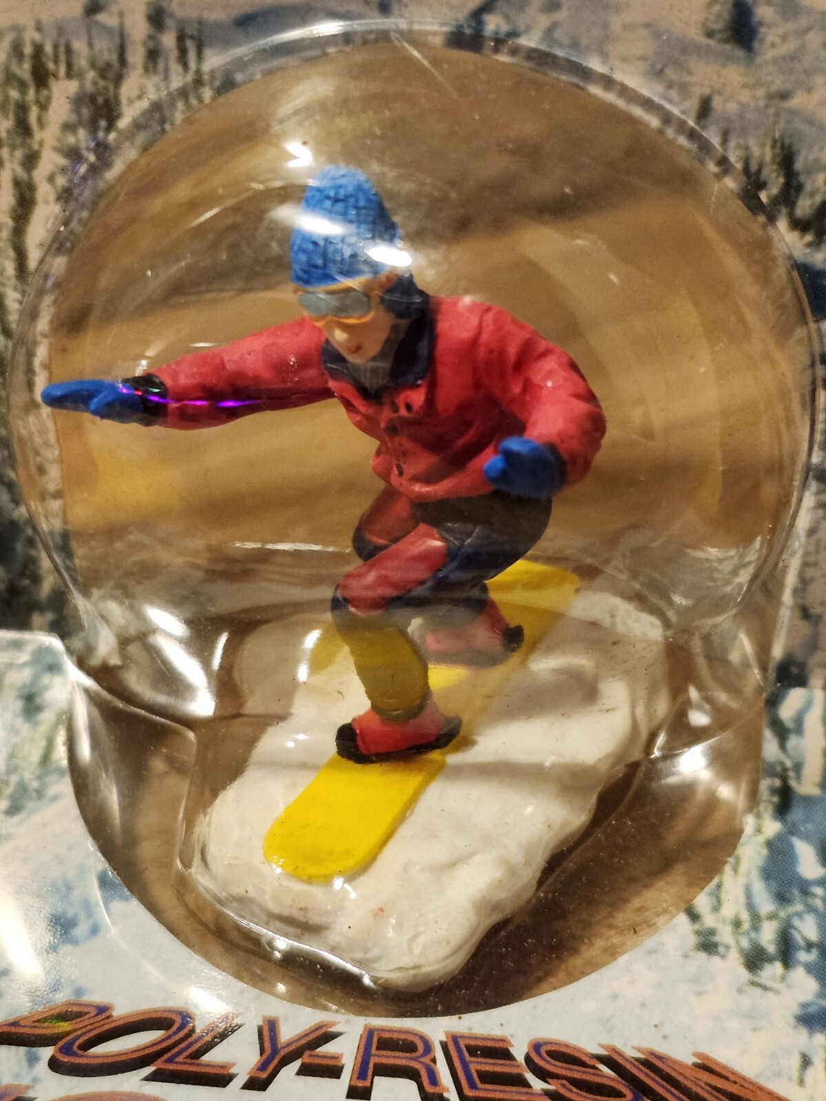 Lemax Vail Village Skier 62160 Poly-Resin Figure 1996 Christmas Accessory