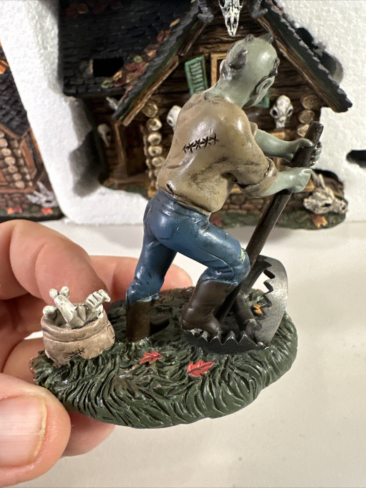 Dept. 56 Halloween 2020 Haunted Huntsman House Boxed Set of 4pcs. Silver Series