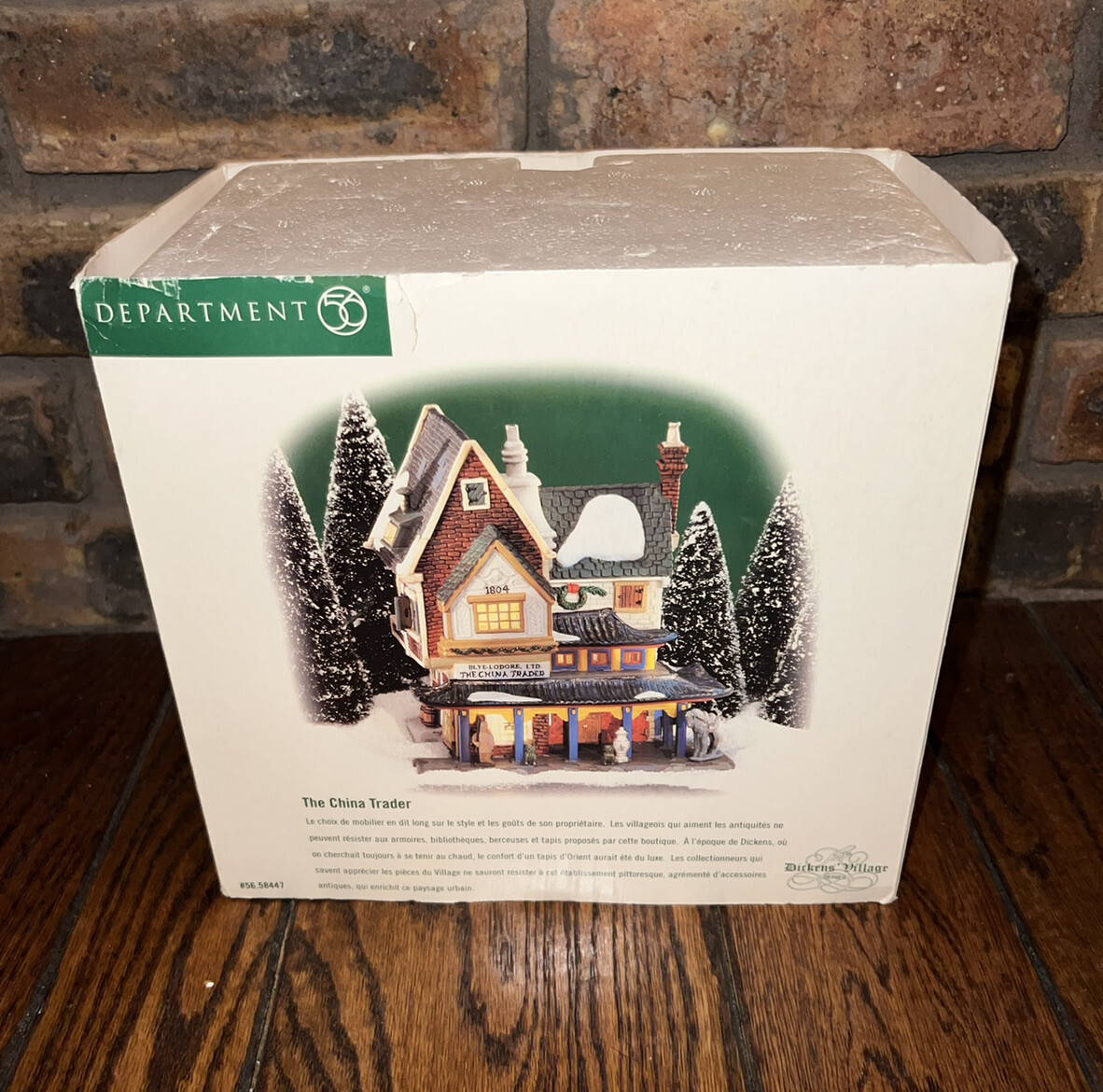 Department 56 The China Trader Dickens Village Christmas Holiday Decoration