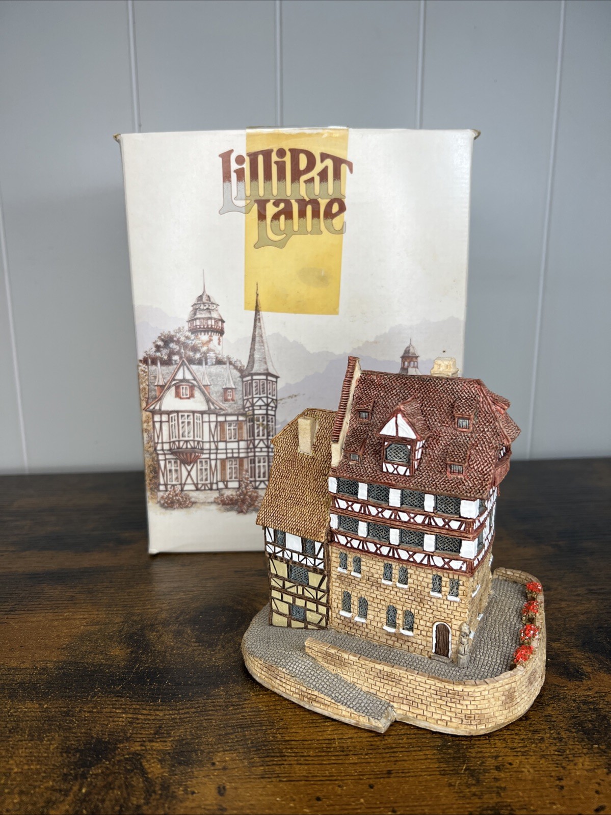 Lilliput Lane Nurnberger Burgerhaus The German Collection #254 Box 1987 COMPLETE