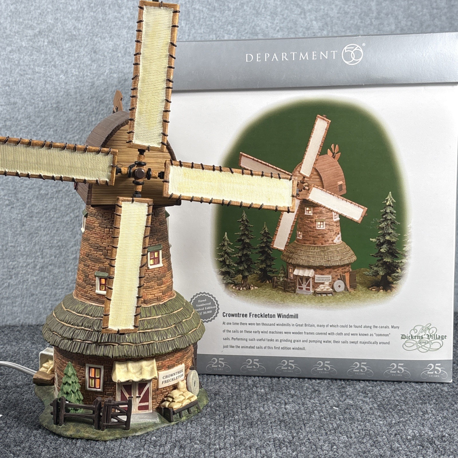 Dept 56 Crowntree Freckleton Windmill 58472 “Limited Edition/Rare”