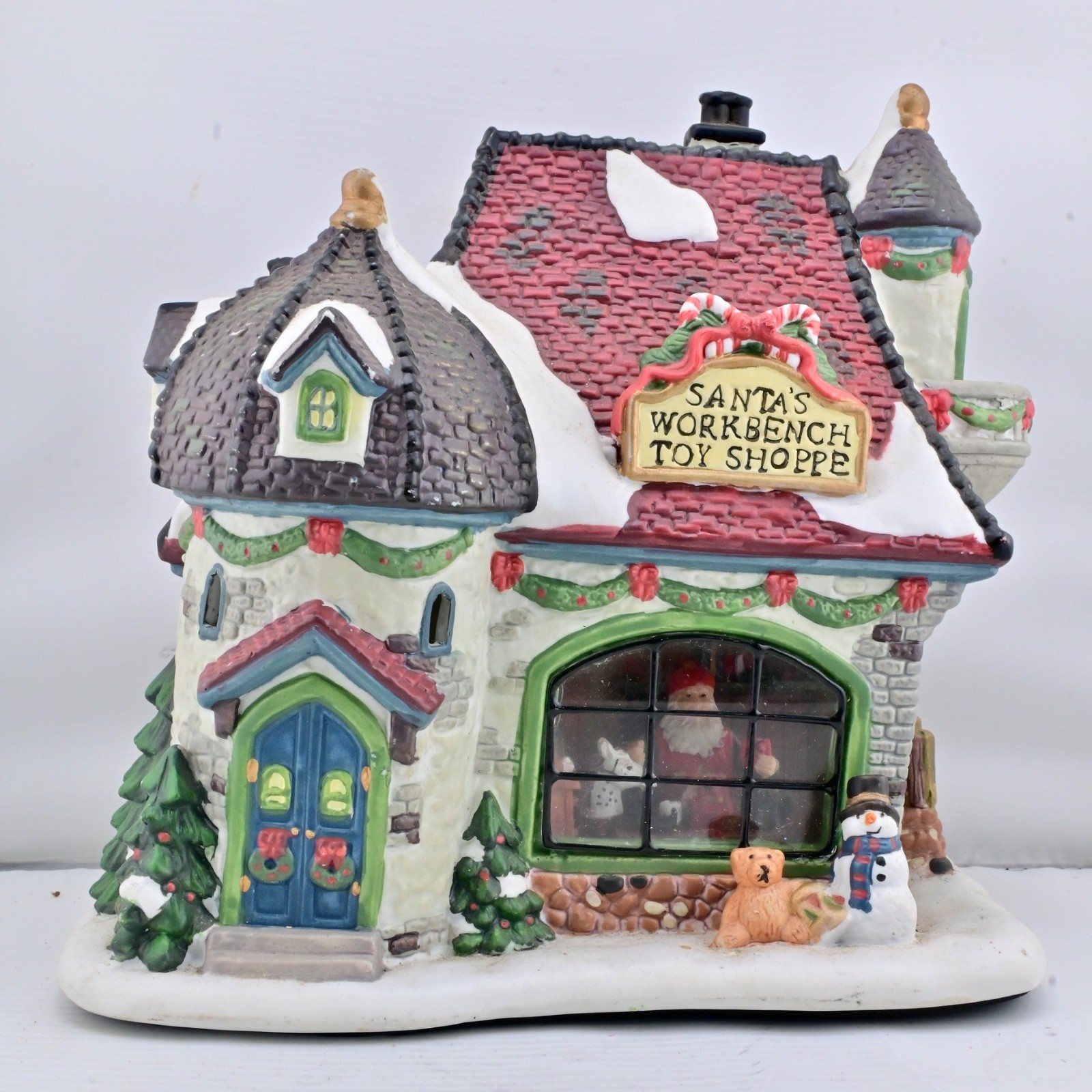 2003 Santa’s Workbench Toy Shoppe Interior View Series W/Box 664-1518